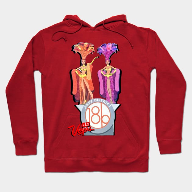 Vegas Showgirls - Arts District Version 2.0 Hoodie by Black Country Vlogger